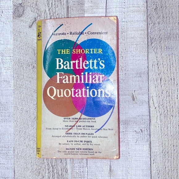 Bartletts Familiar Quotation book vintage - Picture 2 of 11